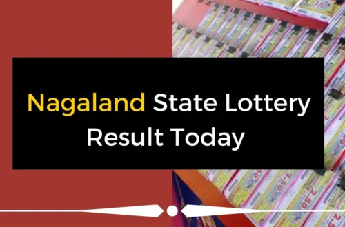 Nagaland State Lottery Sambad Result
